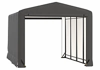 ShelterTube Wind and Snow-Load Rated Garage, 12x18x10 Gray