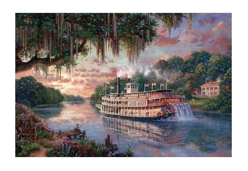 Ceaco Thomas Kinkade Puzzle spécial de 750 pièces The River Queen