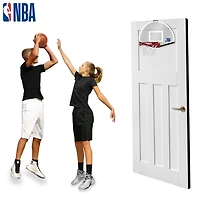 NBA 18" Elite Over-the-Door Basketball Hoop Set, Ball and Pump included