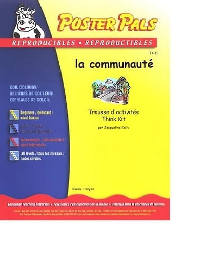 Activités reproductibles en français pour la classe de FLS sur la communauté