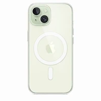 Apple Coque Transparente iPhone 15 avec MagSafe NB-24M