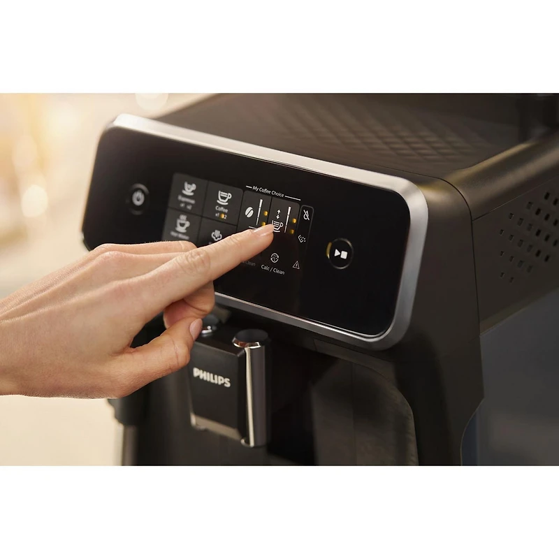 Philips 2200 Series Fully Automatic Espresso Machine with Milk Frother, EP2220/14, Black