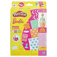 Play-Doh Barbie Perles et nœuds, recharges pour coffret de pâte à modeler