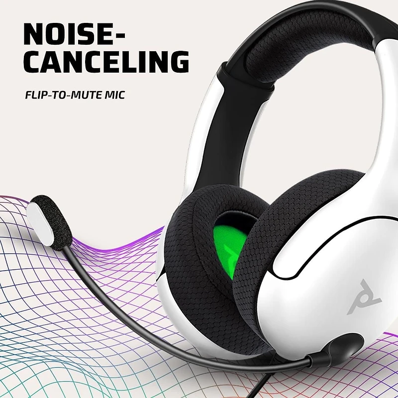 PDP Gaming LVL50 Wired Stereo Gaming Headset: White - Xbox Series X|S, Xbox One, Xbox Xbox