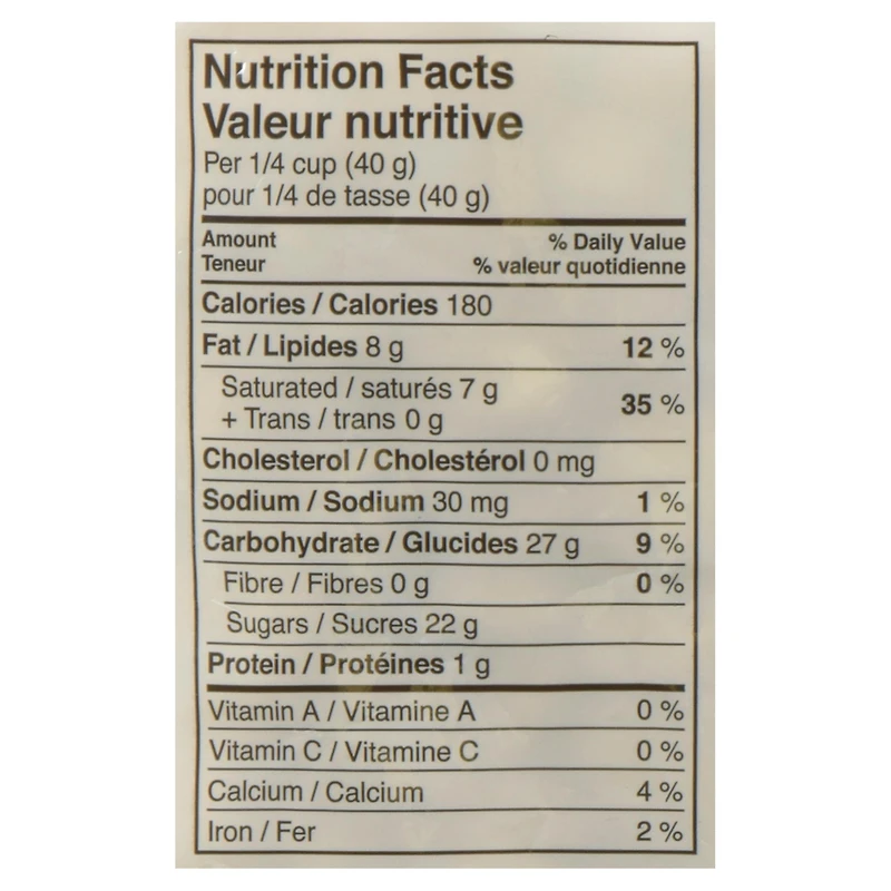 Raisins secs trempés dans le yogourt 375g