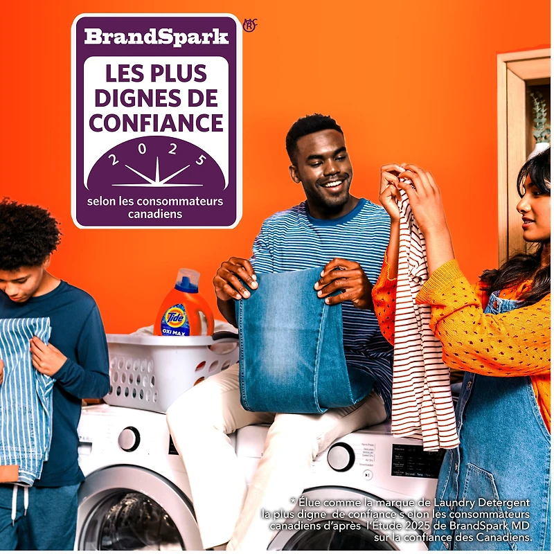 Détergent à lessive liquide Tide Ultra Oxi Max, 65 brassées