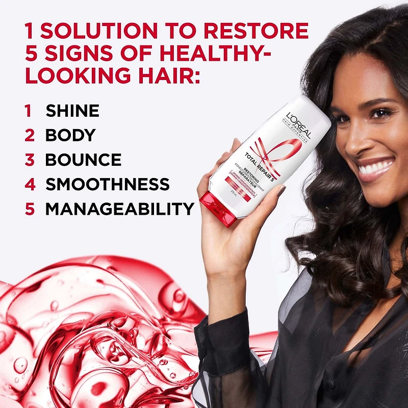 L'Oréal Paris Total Repair 5 Revitalisant Réparateur 375 ml Revitalisant reparateur pour cheveux abimes