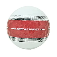 Mulligan - 12 Taylormade Tour Response Stripe 5A Mint Recycled Used Golf Balls, Red