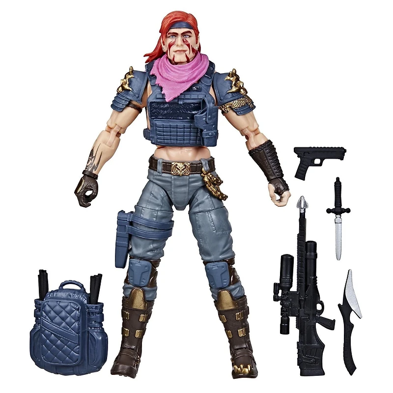 G.I. Joe Classified Series #146, Dreadnok Zandar, 6” Action Figure