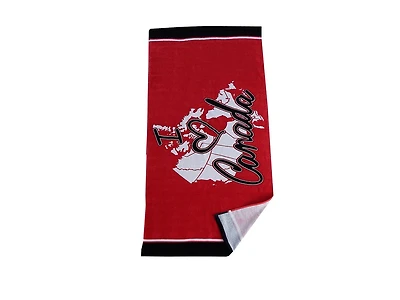 Serviette de plage imprimé Mainstays à motif de Canada