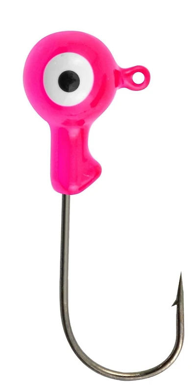 Danielson JH14FP Jighead 1/4oz, 7/Pk, Flourescent Pink, Jighead, Flourescent Pink