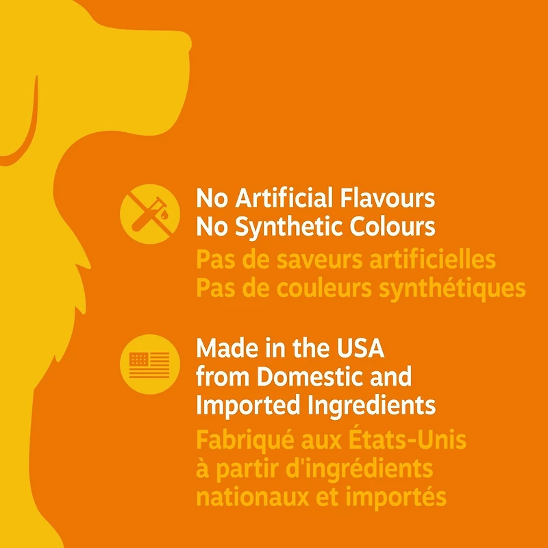 Zesty Paws Probiotic Soft Chews, Gut Flora & Digestive Supplement for Dogs, Pumpkin Flavour, 60-pk, 60 Chews