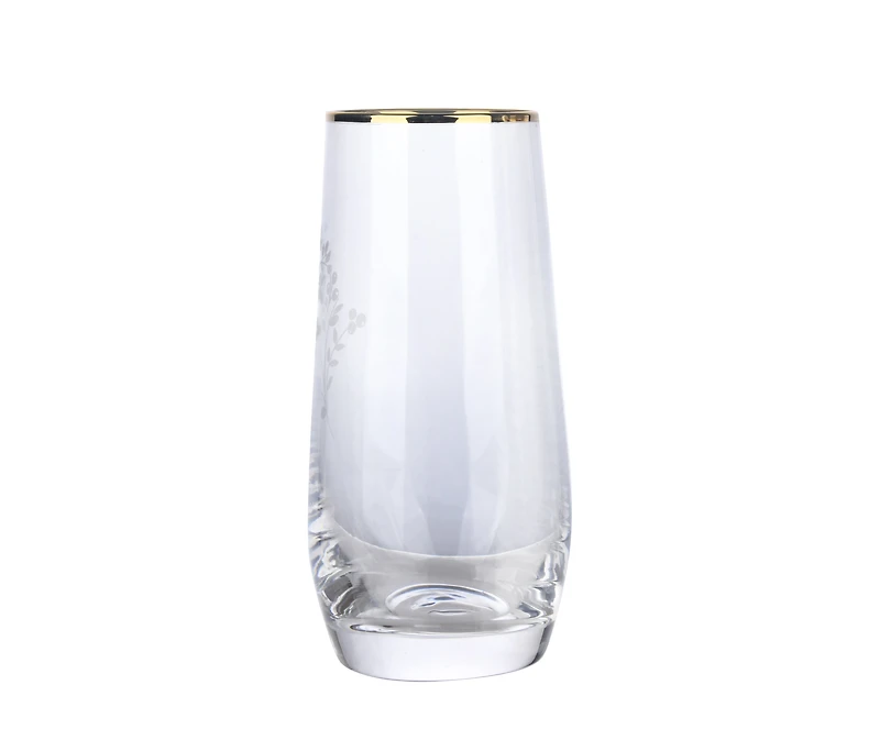 Holiday Time WW Berry Stemless Champagne Glass, 11oz, 1piece