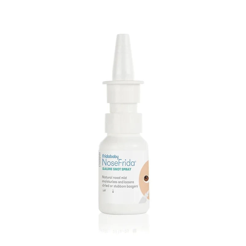 Frida Baby - NoseFrida Saline Snot Spray Spray nasal salin pour adoucir les voies nasales à utiliser avant NoseFrida The SnotSucker