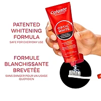 Dentifrice Colgate Optic White avec charbon, Menthe fraîche, 90 mL 90 ml