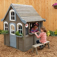 KidKraft Forestview II Wooden Playhouse with EZ Kraft Assembly™