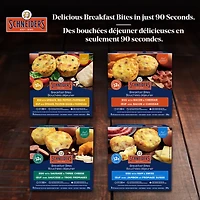 Schneiders Egg with Bacon & Cheddar Breakfast Bites, 4 per pack, 224 g