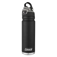 Bouteille d’eau Coleman FreeFlow, 709 mL (24 oz), acier inoxydable, couvercle Autoseal, noir Sans BPA