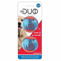 Balle Duo Zeus à DEL, paquet de 2, diam. 6,3 cm (2,5 po)