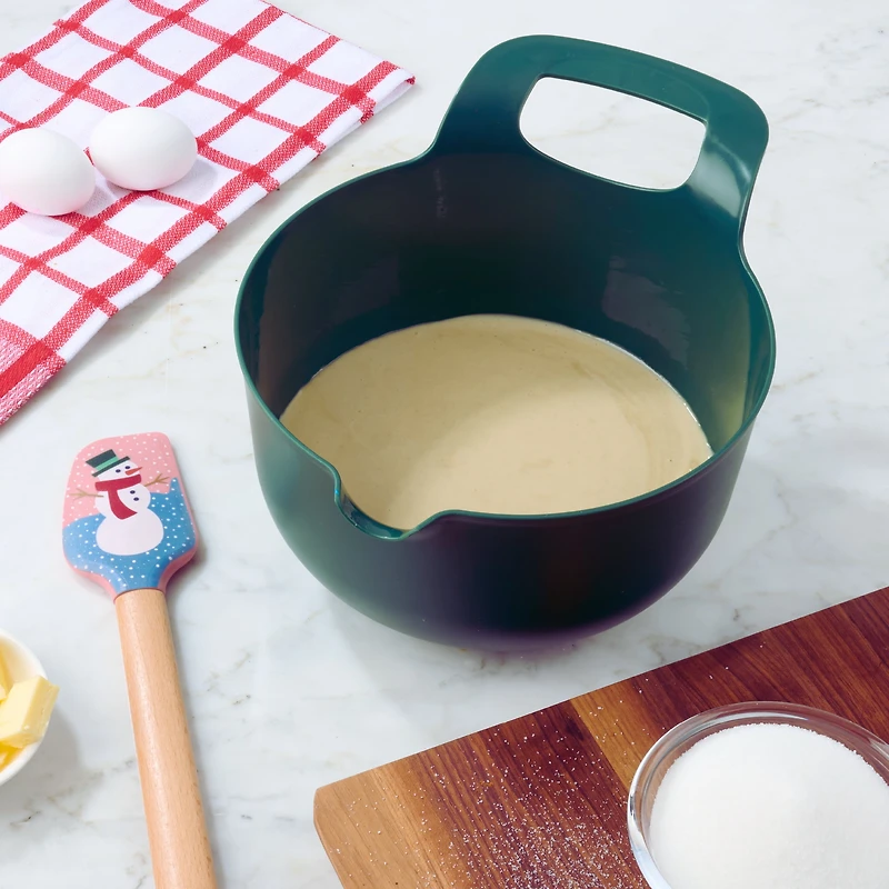 Bol de cuisine à mélanger 3 qt, Holiday Time, Vert