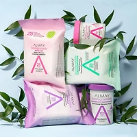 Almay Biodegradable Micellar Makeup Remover Cleansing Towelettes, 25 Count, Cleansing Towelettes