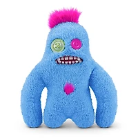 Fuggler Hairy Fuggs 9-inch Series 1 (Sasquoosh - Tuft - Blue) by ZURU, Funny Ugly Monster Plush Toy