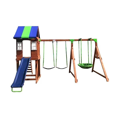 Sportspower West Fork Wooden Swing Set