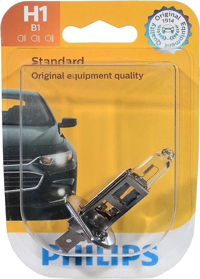 Philips H1 Standard Lampe pour éclairage avant , paquet de 1
