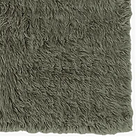 New Flokati 1400gr 3'6" x 5'6" Accent Rug, Olive