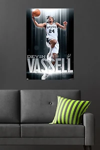 NBA San Antonio Spurs - Devin Vassell 24 Wall Poster, 22.375" x 34"