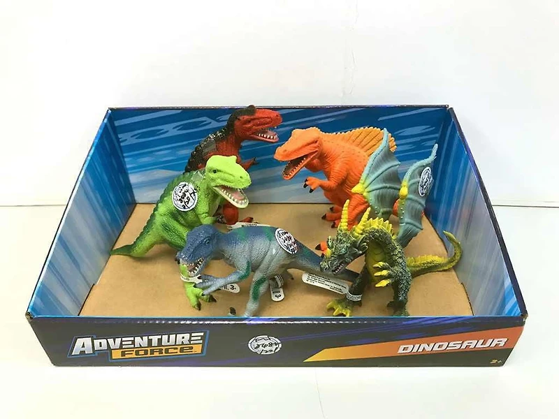 Adventure Force 6 inch Raptor Dinosaur Action Figure, Blue, Designed for Ages 3 and up