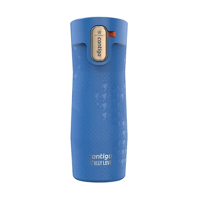 Contigo x Ally Love West Loop Vacuum-Insulated Stainless Steel Travel Mug with Easy-Clean AUTOSEAL Lid, 16 oz (473 ml)