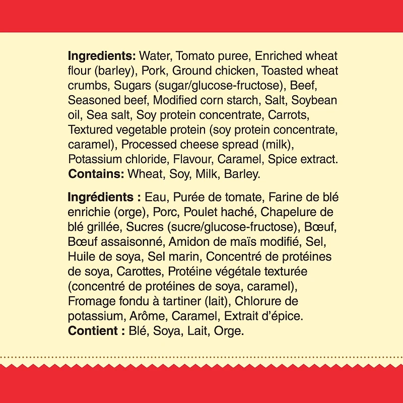 Chef Boyardee Mini-Bites Beef Ravioli and Meatballs in Tomato Sauce, 425 grams