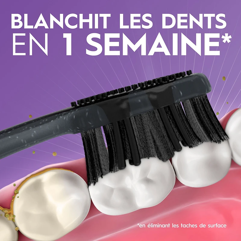 Brosses à dents au charbon Oral-B Thérapie blanchissante, souple 2 unités