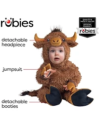 Rubies Brown Highland Cow Costume for Toddlers, Unisex