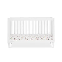 Delta Children Bowie 4-in-1 Convertible Crib - Greenguard Gold Certified, Bianca White