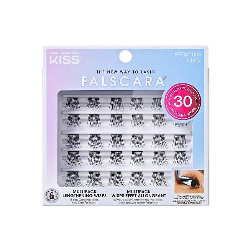Kiss Falscara - Multi Pack Lengthening Wisp - 30 Falscara Wisps, Kiss Falscara Wisps