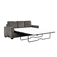 Valencia 81in. Grey Queen Size Sleeper Sofa Bed with USB & Outlet