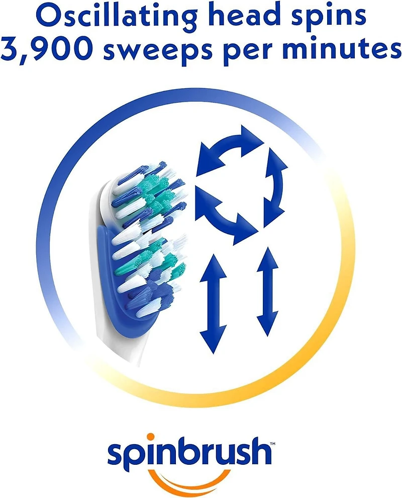 Spinbrush PRO CLEAN Toothbrush Soft, 1 Powered Toothbrush