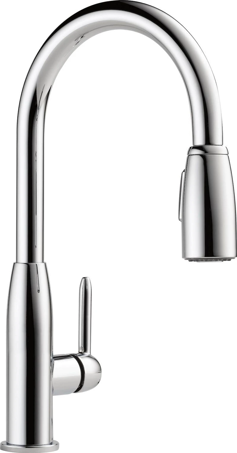 Peerless Single Handle Pull-Down Kitchen Faucet in Chrome