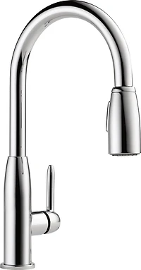 Peerless Single Handle Pull-Down Kitchen Faucet in Chrome