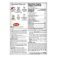 Recette et mélange d'assaisonnement Korma de Shan 50 grammes