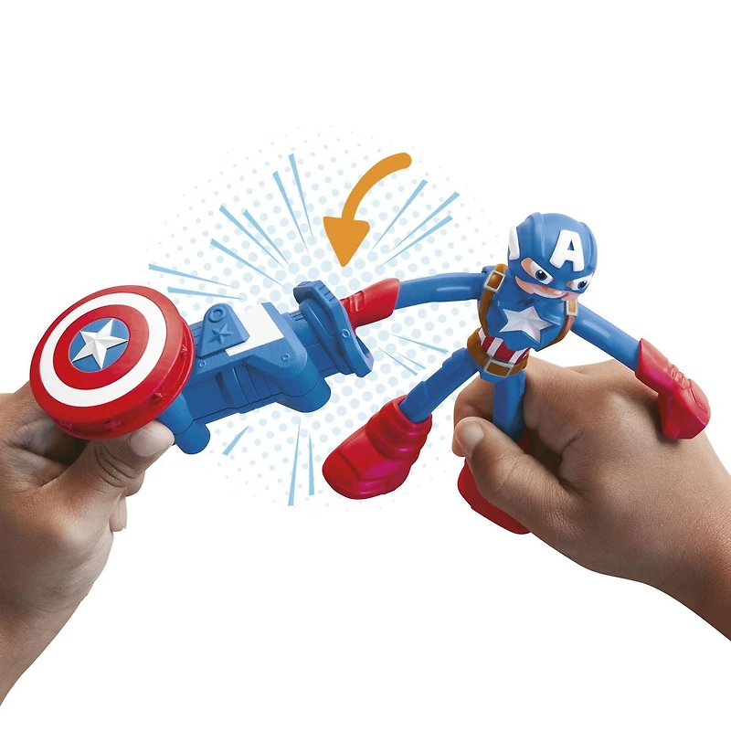Play-Doh Marvel Captain America Stamping Shield Action Figure Playset