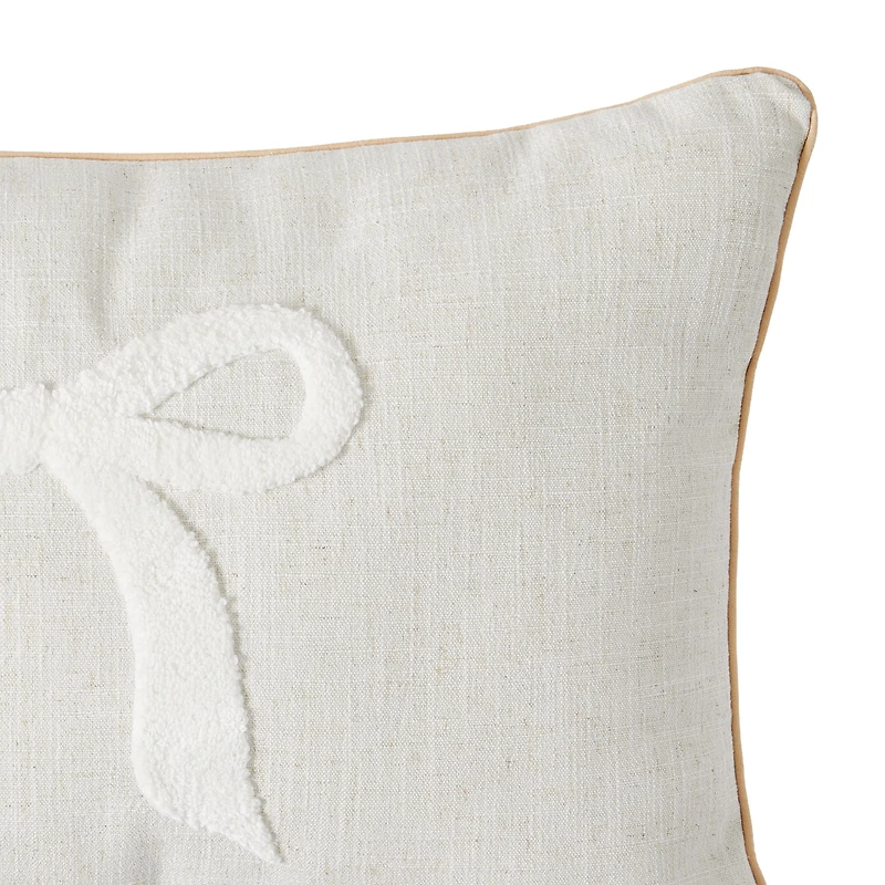 Fraiche Bow Tufted Accent Cushion