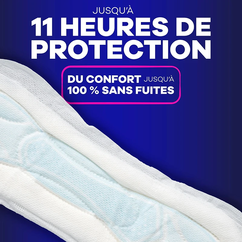 Serviettes Always Maxi, de nuit, degré d’absorption de nuit, sans ailes, pour femmes, taille 4, non parfumées