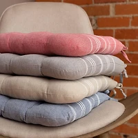 Fouta Ensemble de 4 coussins de chaise