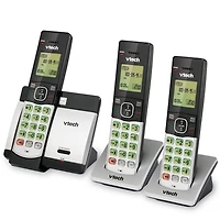 Système téléphonique CS5119-3 DECT 6.0 de Vtech sans fil extensible avec 3 combinés