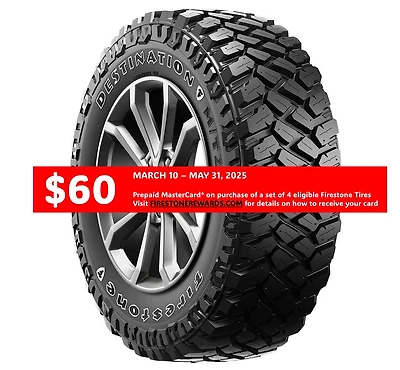 Firestone Destination MT2 LT275/70R18 E/10PLY WL pneu