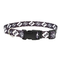 Pet Attire by Coastal Small 8-12" Black Bones Adjustable Dog Collar