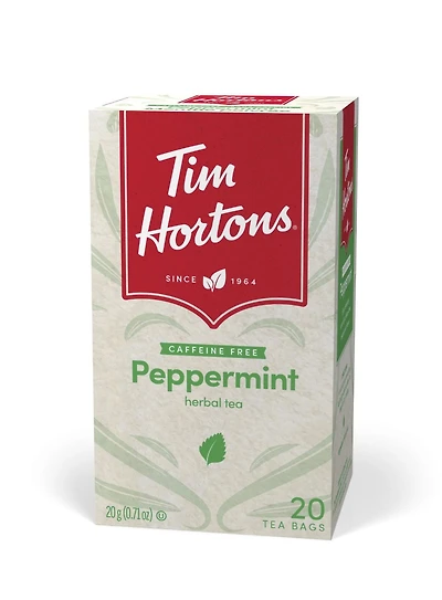 Tim Hortons Peppermint Herbal Tea, 20 Tea Bags 20g(0.71g)